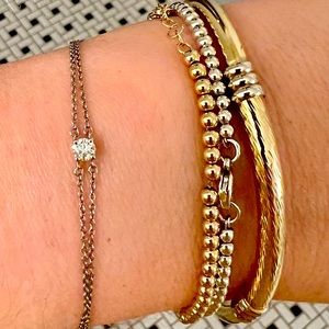 Tiffany solitaire bracelet - pristine condition.